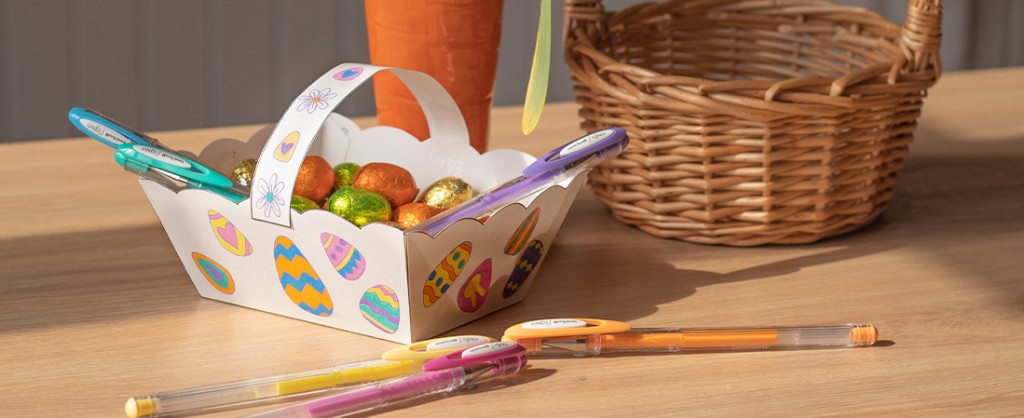 DIY de Pâques : Fabriquer un panier à chocolats avec Signo