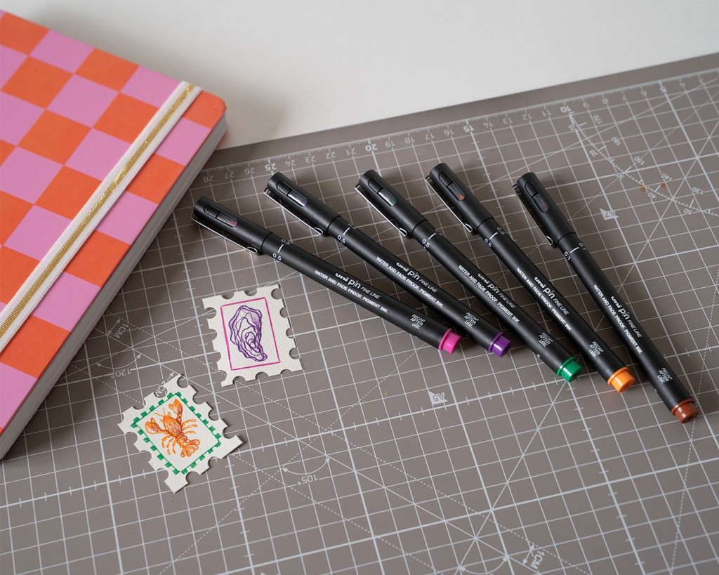 Créez vos propres timbres pour journaling avec les feutres PIN