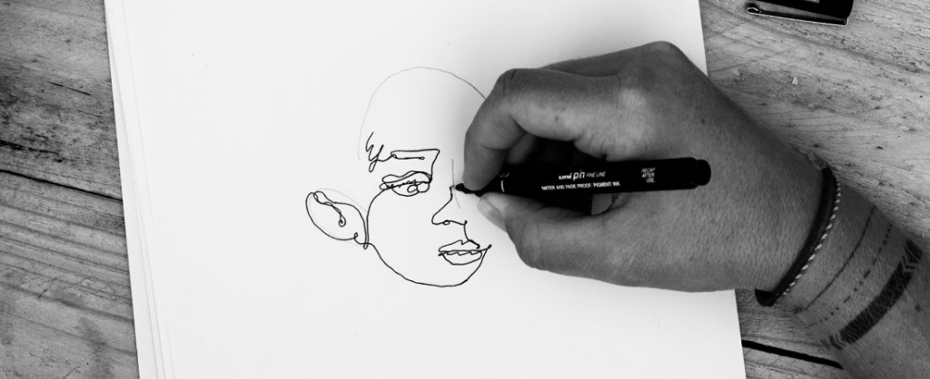 Tuto : Réaliser un portrait façon One Line Drawing