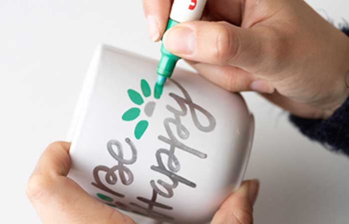 uniball paint permanent markers custo mug