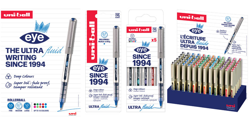 eye uniball rollerball new design