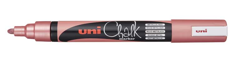 uniball chalk marker metallic colors