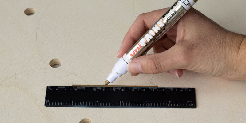DIY PEGBOARD uniball uni paint permanent marker