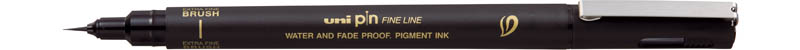 uni pin extra fine brush